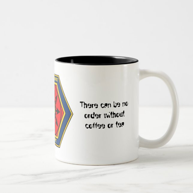 17th BDE Coffee/Tea Zweifarbige Tasse (Rechts)