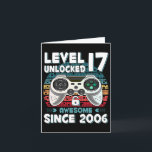 17yr Bday Son Boy Funny Gamer 17. 17. Karte<br><div class="desc">17yr Bday Son Boy Funny Gamer 17. 17. Geburtstag</div>