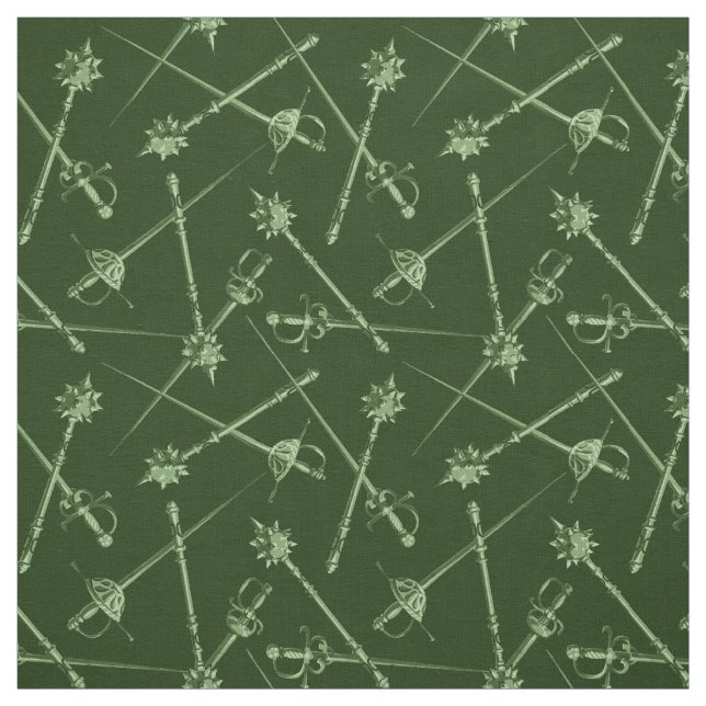 1800er-Jahre-Nahwaffen, grüne Stoff (Muster)