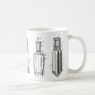 1800s antike Flaschen-Kaffee-Tasse Tasse