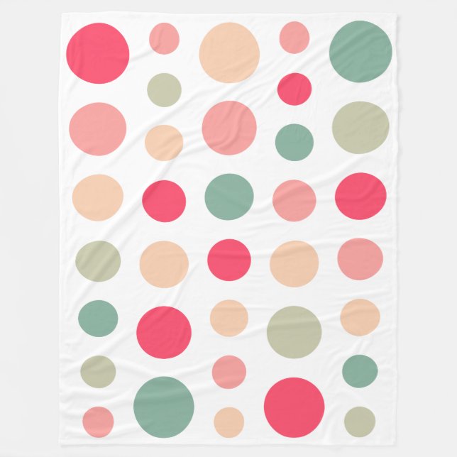 180115 - Farben 01 - auf Weiß Fleecedecke (Vorderseite)