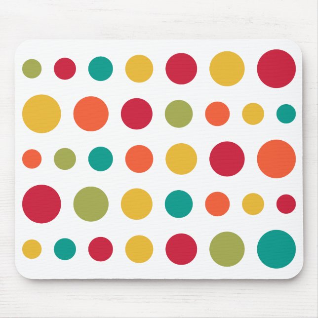 180115 - Farben 02 - auf Weiß Mousepad (Vorne)