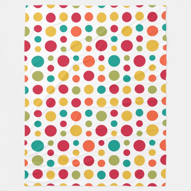 180115 v2 - Farben 02 - auf Weiß Fleecedecke (Vorderseite)