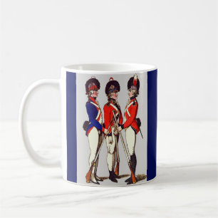 1803 Londoner Freiwilligensoldaten drucken Kaffeetasse