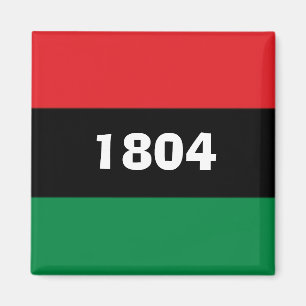 1804 Haiti Pan African Colors  Magnet