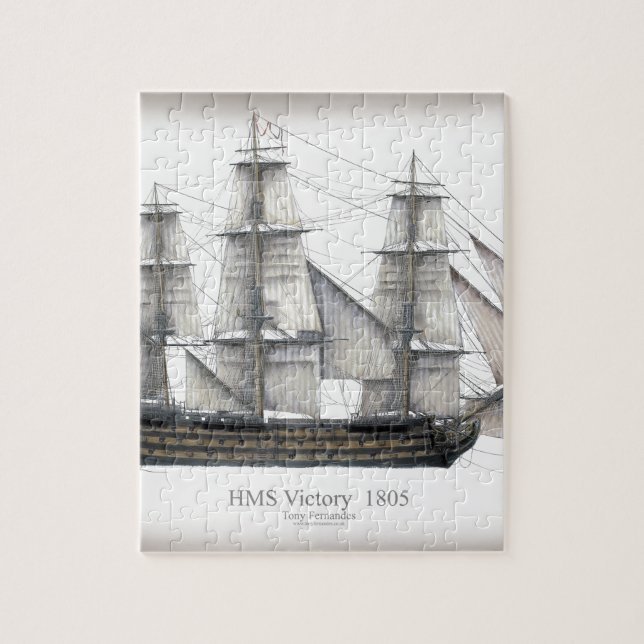 1805 Victory-Schiff Puzzle (Vertikal)