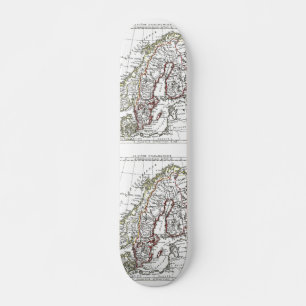 1806 Karte - La Suede at le Danemarck Skateboard
