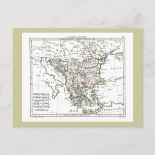 1806 Karte - La Turquie d'Europe