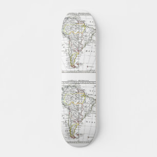 1806 Karte - L'Amérique Méridionale Skateboard
