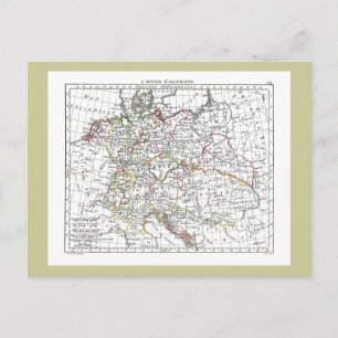 1806 Karte - L'Empire d'Allemagne