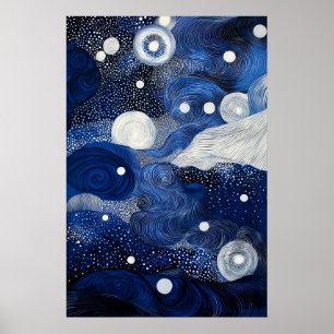 1807 Cosmic Surrealist Dreamscape Poster