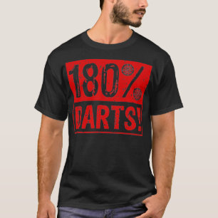 180 Darts Funny Darts Lover Player T-Shirt