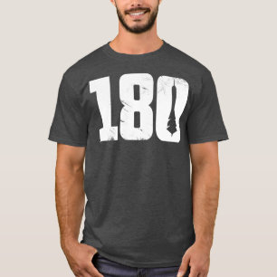 180 Darts Retro Dartist Dart Throwing T-Shirt