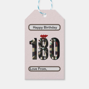 "180 in 3D: Die ultimative Darts-Dimension" Geschenkanhänger