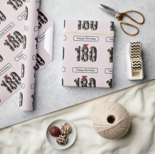 "180 in 3D: The Ultimate Darts Dimension" Geschenkpapier