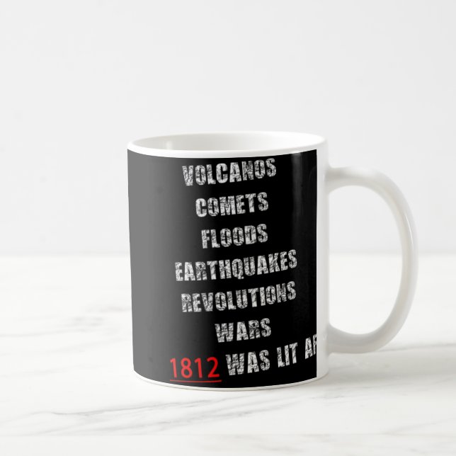 1812 America War New Madrid Earthquake Comet Mud F Kaffeetasse (Rechts)
