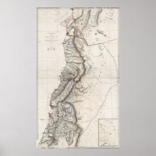 1814 Landkarte Poster