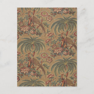 1815 Vintages Muster des Vogelbaums Postkarte