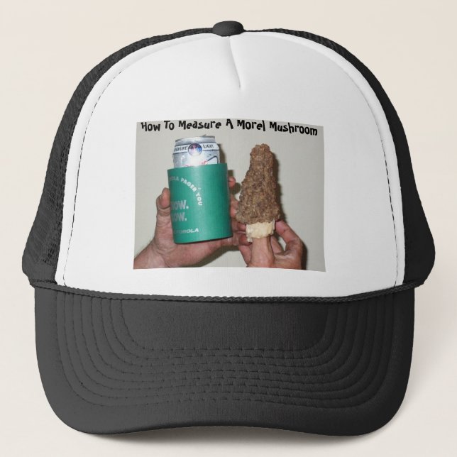18162127, wie man einen Morchel-Pilz misst Truckerkappe (Vorderseite)