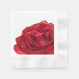 1822-Rote Hochzeit-Rose Serviette