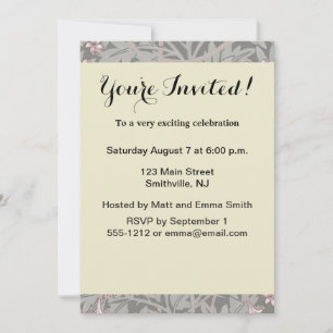 1823 Antike Hochzeit Mann Frau Mode Einladung