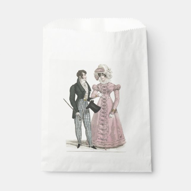 1823 Die antike Hochzeitsmännin-Mode Geschenktütchen (Vorderseite)