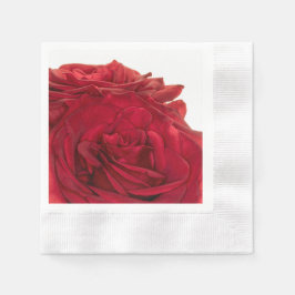 1824-Rote Hochzeiten-Rose Serviette