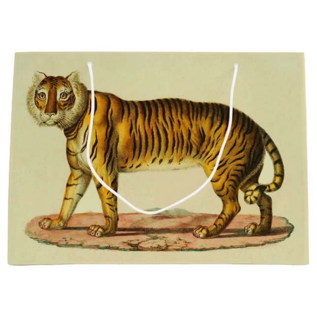 1824 Tigerdruck Große Geschenktüte (Vorderseite)