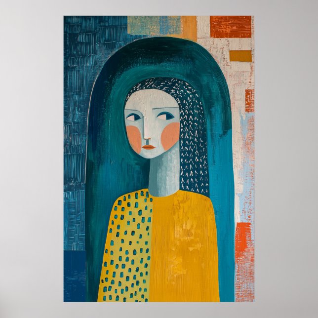 1840 Heroische Abbildung in Bogengang Poster (Vorne)