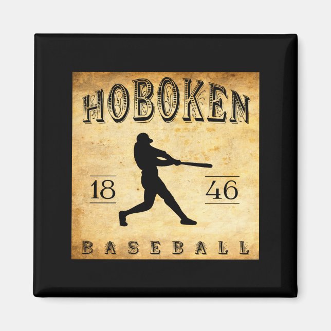1846 Hoboken New Jersey Baseball  Magnet (Vorne)