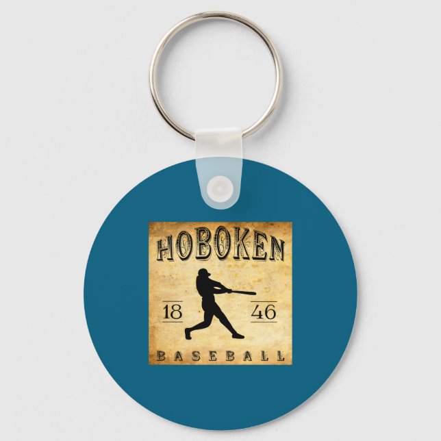 1846 Hoboken New Jersey Baseball  Schlüsselanhänger (Vorderseite)