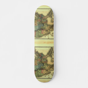 1848 Thunot Duvotenay Karte: Etats-Unis & Mexique Skateboard