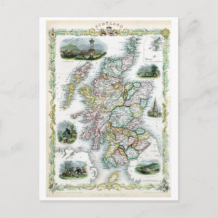 1851 Schottland Postkarte