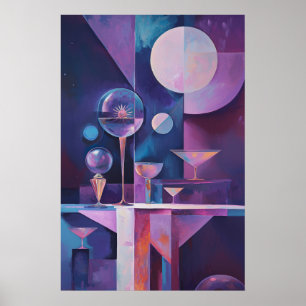 1852 Dreamartiger Fluss Poster