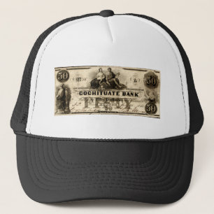 1853 Cochituate 50 Dollar Note Truckerkappe