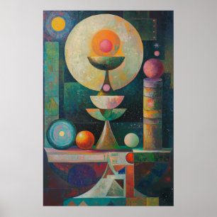 1854 Dreamartiger Fluss Poster