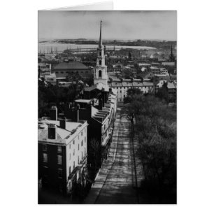 1859: Blick auf Boston vom Staat House