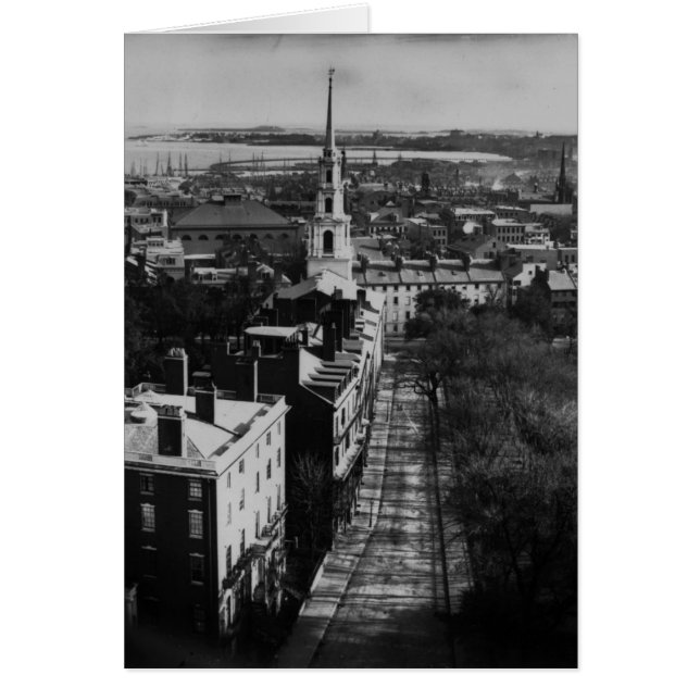 1859: Blick auf Boston vom Staat House (Vorne)