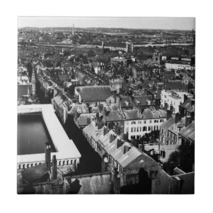 1859: Die Stadt von Boston, Massachusetts Fliese