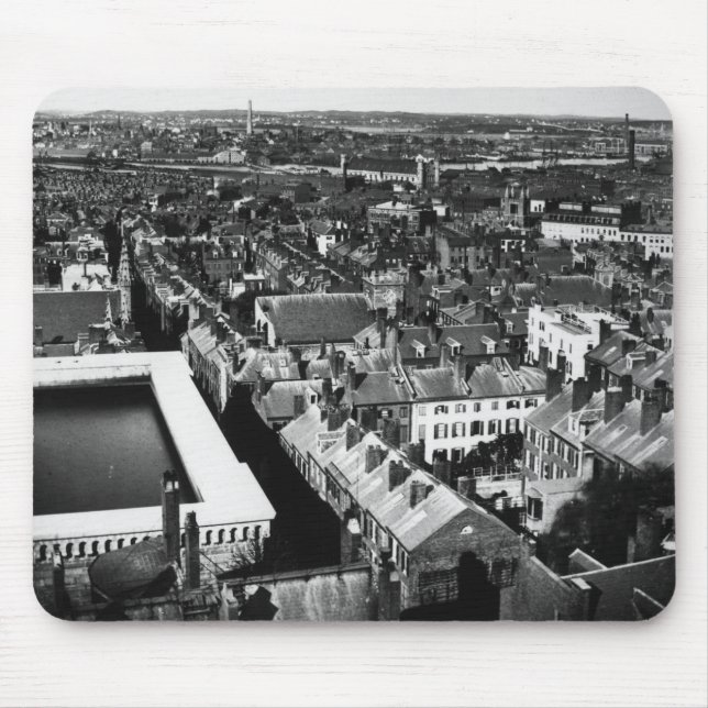 1859:  Die Stadt von Boston, Massachusetts Mousepad (Vorne)