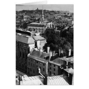 1859:  Eine Ansicht von Boston schauend Süd