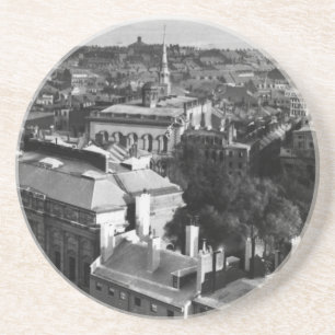 1859: Eine Ansicht von Boston schauend Süd Getränkeuntersetzer