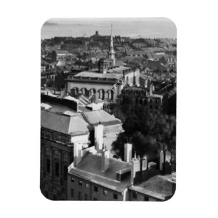 1859:  Eine Ansicht von Boston schauend Süd Magnet