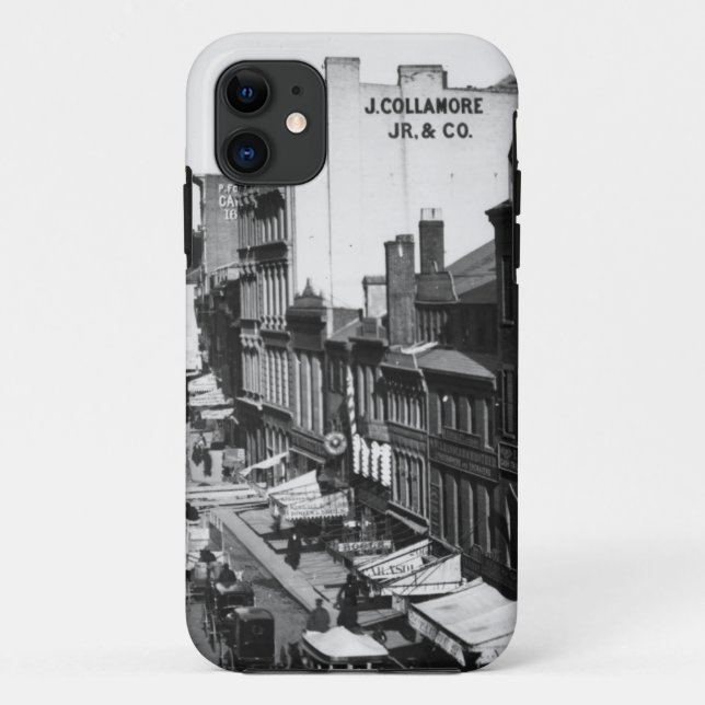 1859:  Verkehr und Geschäfte auf Washington-Straße Case-Mate iPhone Hülle (Rückseite)