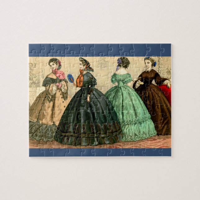 1861 Deutsche Modeplatte Puzzle (Horizontal)