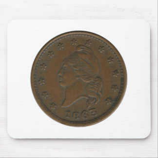 1863 ziviles Kriegs-Zeichen Mousepad