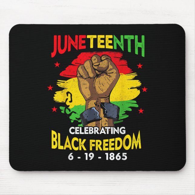 1865 - Afrikanischer Feiertag Mousepad (Vorne)
