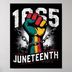 1865 Afrikanisches Amerika Poster