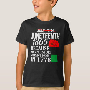 1865 American Black History Artwork T-Shirt