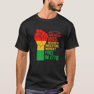1865 befreite meine Vorfahren den schwarzen afrika T-Shirt